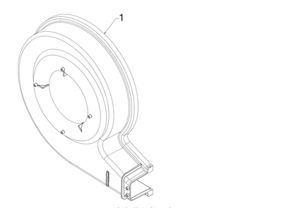 Blower Housing Diagram and Parts List for JS1150 (24A67M4710)(2018) Cub Cadet Leaf Blower / Vacuum
